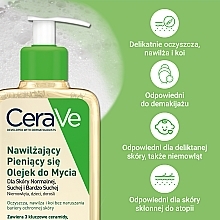 Nawilżający pieniący się olejek do mycia - Cerave Hydrating Foaming Oil Cleanser — Zdjęcie N4