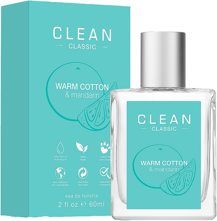 Clean Classic Warm Cotton & Mandarin - Woda toaletowa — Zdjęcie N1