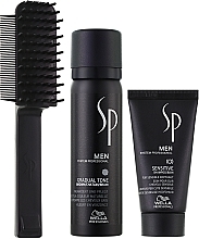 Zestaw dla mężczyzn - Wella SP Men Gradual Tone Brown (hair/mousse 60 ml + shm 30 ml + brush) — Zdjęcie N2