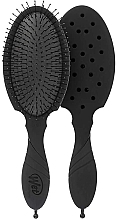 Szczotka do włosów z separatorem pasm, czarna - Wet Brush Backbar Detangler Black — Zdjęcie N1
