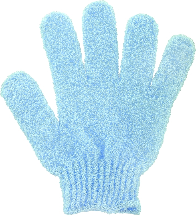 Rękawica do masażu, 9687, niebieska - Donegal Aqua Massage Glove — Zdjęcie N1