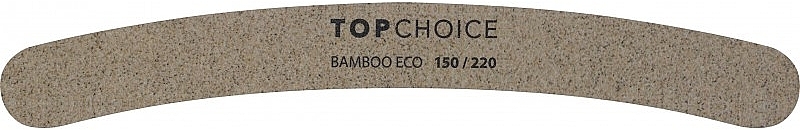 Bambusowy pilnik do paznokci, zakrzywiony, 150/220, 78262 - Top Choice  — Zdjęcie N1