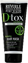 Kup Detoksykująca maska do włosów - Revuele Pure Black Detox Restoring Hair Mask