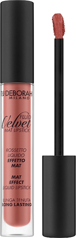 Matowa pomadka w płynie do ust - Deborah Fluid Velvet Mat Lipstick