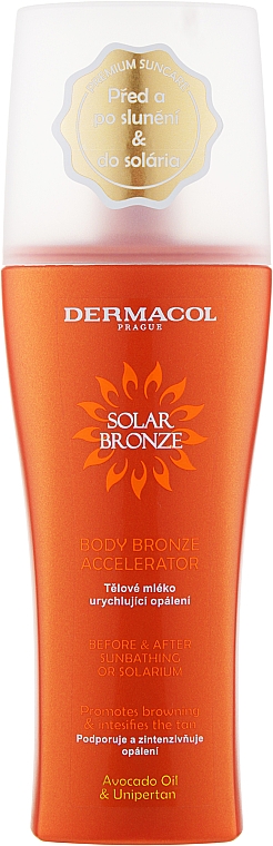 Mleczko do ciała przyspieszające opalanie - Dermacol Solar Bronze Body Accelerator — Zdjęcie N1