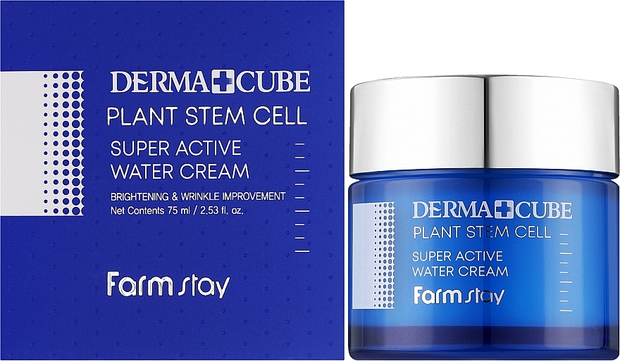 Super nawilżający krem z komórkami fitostemowymi kopru morskiego - FarmStay Derma Cube Plant Stem Cell — Zdjęcie N2