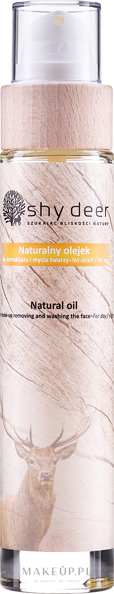 Naturalny olejek do demakijażu i mycia twarzy - Shy Deer Natural Oil — Zdjęcie 100 ml