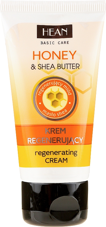 Regenerujący krem do twarzy z miodem i masłem shea - Hean Basic Care Regenerating Cream Honey & Shea Butter — Zdjęcie N1