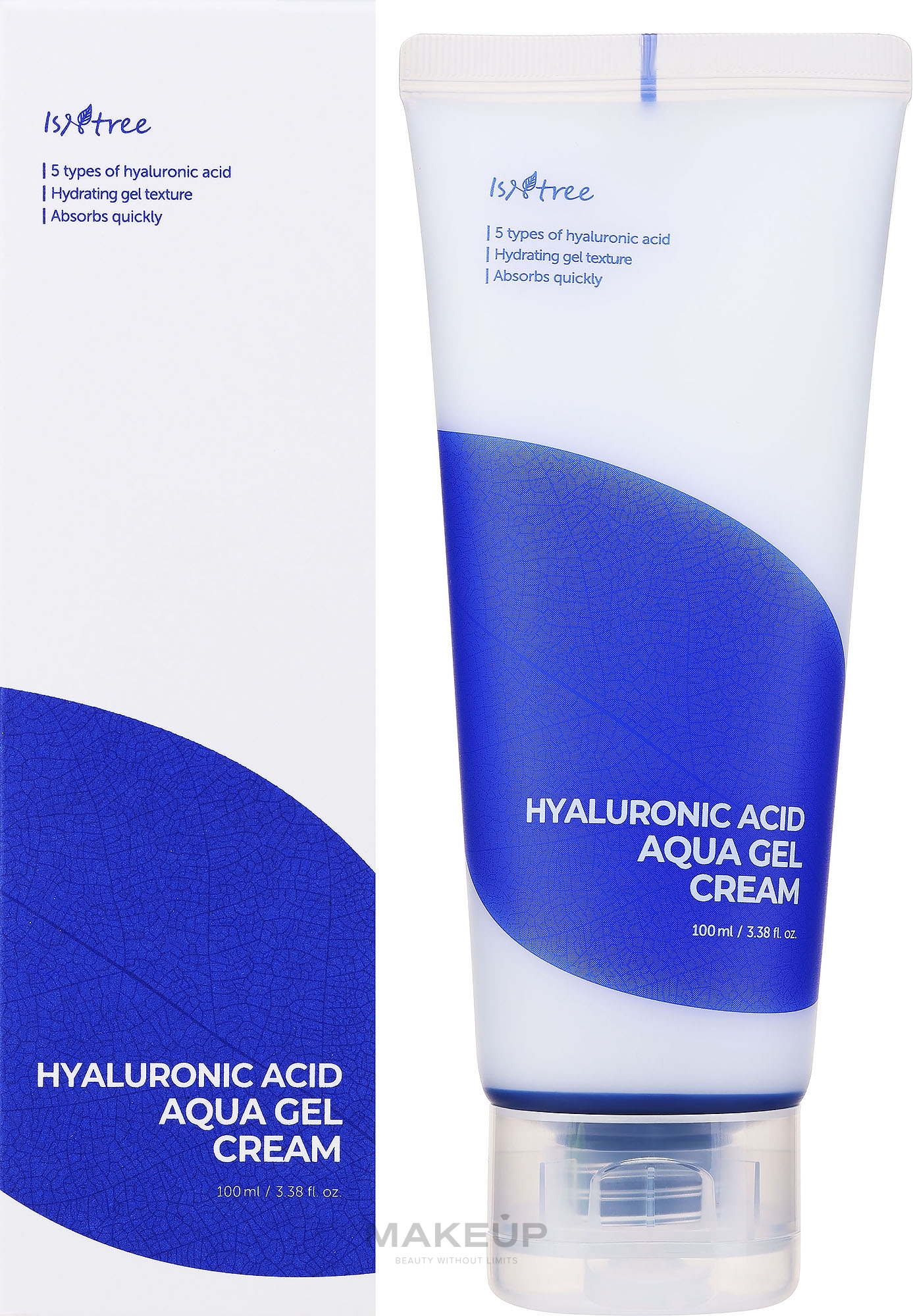 Hialuronowy nawilżający żel-krem do twarzy - Isntree Hyaluronic Acid Aqua Gel Cream — Zdjęcie 100 ml