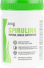Kup Suplement diety "Spirulina" - Golden Pharm Natural Green Superfood Spirulina