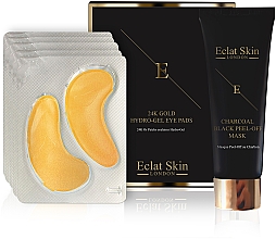 Kup Zestaw - Eclat Skin London 24k Gold (mask/50ml + eye/pads/5x2pcs)