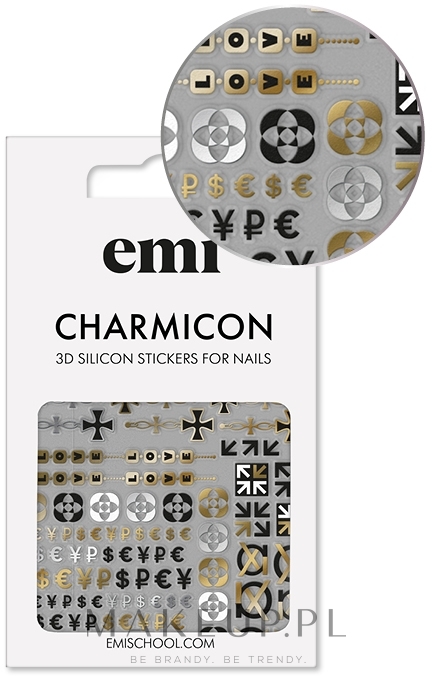 Naklejki na paznokcie - E.Mi Charmicon 3D Silicone Stickers  — Zdjęcie 174 - Icon