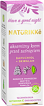 Kup Przeciwzmarszczkowy aksamitny krem przed zaśnięciem Bakuchiol i skwalan - Naturikke Bakuchiol Night Cream