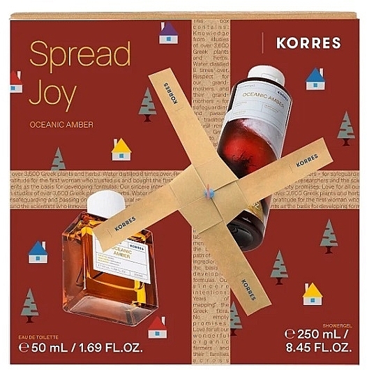 Korres Oceanic Amber Spread Joy - Zestaw (edt/50ml + sh/gel/250ml) — Zdjęcie N2