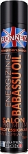 Energetyzujący lakier do włosów - Ronney Professional Energizing Babbasu Oil Hair Spray — Zdjęcie N1