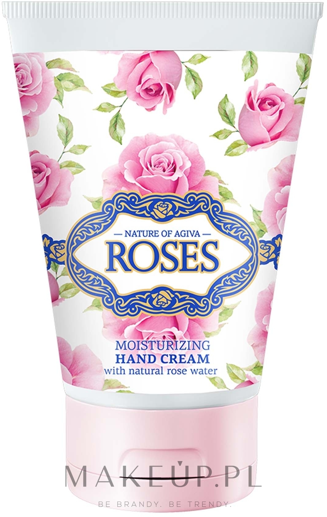 Nawilżający krem do rąk z wodą różaną - Nature of Agiva Royal Roses Hand Cream — Zdjęcie 100 ml