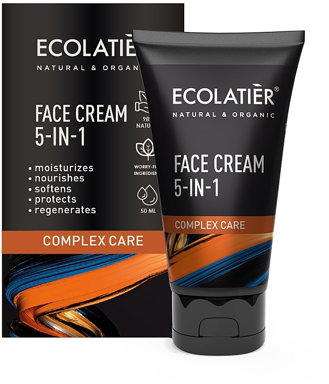 Krem do twarzy 5 w 1 - Ecolatier Face Cream 5-in-1 — Zdjęcie N1
