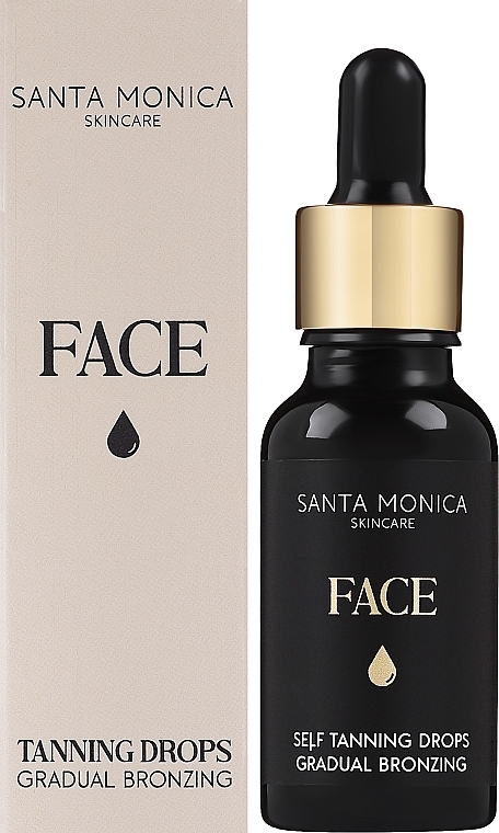 Krople samoopalające do twarzy - Santa Monica Self Tanning Drops — Zdjęcie N1