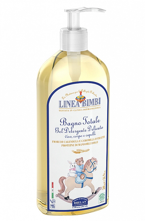 Szampon do włosów dla dzieci - Helan Linea Bimbi Total Shampoo Bath — Zdjęcie N1