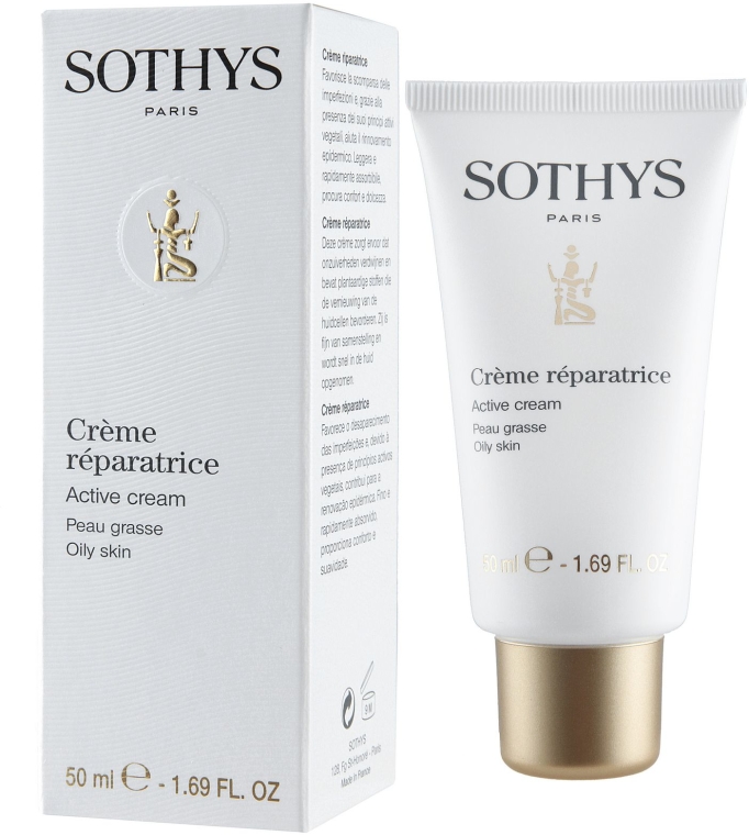 Regenerujący krem aktywny do skóry tłustej - Sothys Oily Skin Active Cream