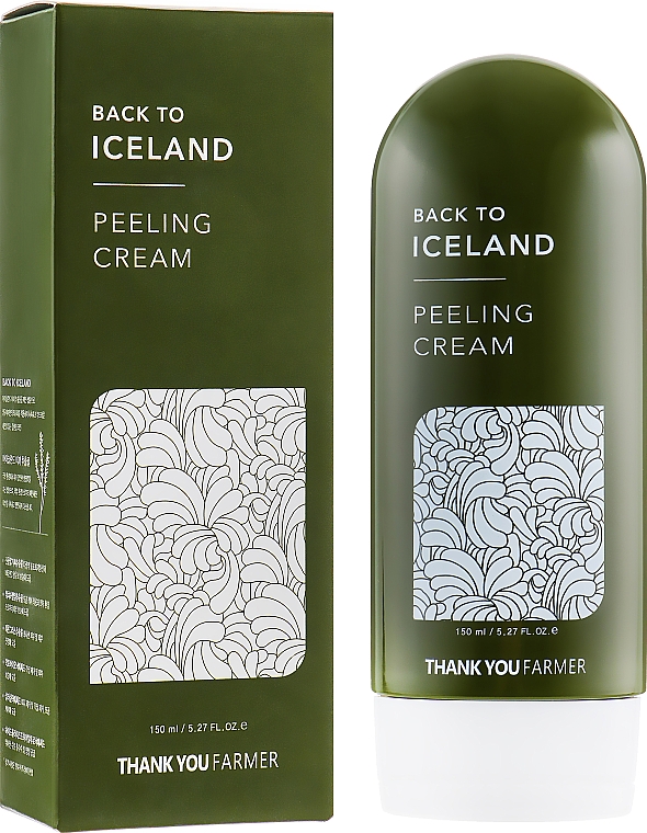 Peelingujący krem do twarzy - Thank You Farmer Back To Iceland Cream