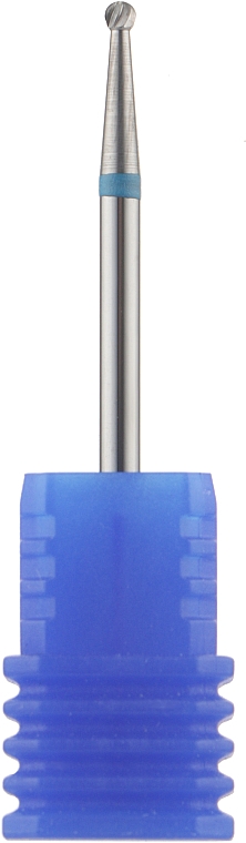 Frez wolframowy do pedicure'u 1,8 mm, niebieski - Head The Beauty Tools — Zdjęcie N1