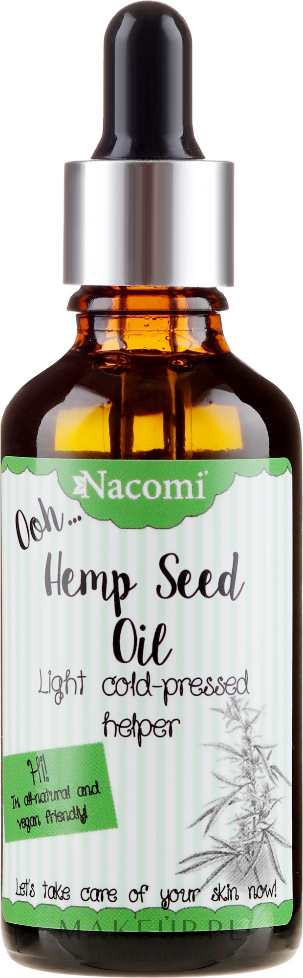 Olej z nasion konopi z pipetą - Nacomi Hemp Seed Oil — Zdjęcie 50 ml