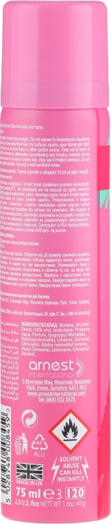 Dezodorant w sprayu - Tiama Body Deodorant Catwalk Pink — Zdjęcie N2