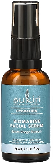 Serum intensywnie nawilżające do twarzy - Sukin Hydration Biomarine Facial Serum — Zdjęcie N1