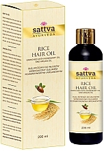 Olejek do włosów ze sfermentowanego ryżu - Sattva Rice Hair Oil — Zdjęcie N1