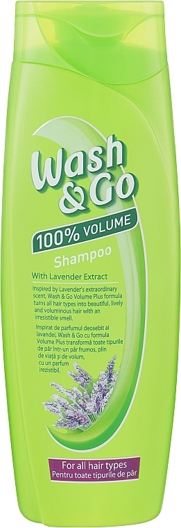 Szampon z ekstraktem z lawendy do włosów pozbawionych objętości - Wash&Go — Zdjęcie N1