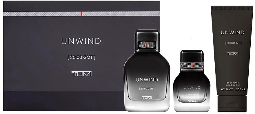 Tumi Unwind - Zestaw (edp/100ml + edp/30ml + sh/gel/200ml) — Zdjęcie N1