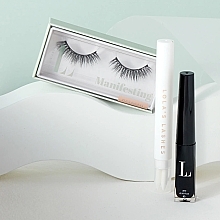 Zestaw - Lola's Lashes Manifesting Hybrid Magnetic Eyelash Kit (eyeliner/3ml + remover/2.5ml + eyelashes/2pcs) — Zdjęcie N3