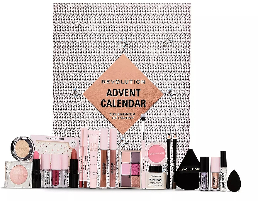 Kalendarz adwentowy, 24 produkty - Makeup Revolution Advent Calendar 2024 — Zdjęcie N1