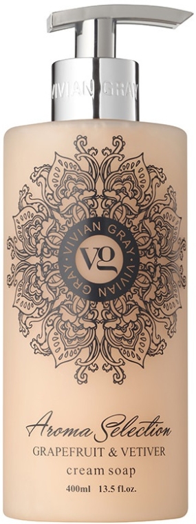 Mydło w płynie Grejpfrut i wetyweria - Vivian Gray Aroma Selection Creme Soap — Zdjęcie N1
