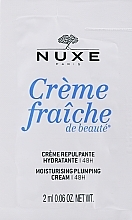 Nawilżający krem liftingujący do twarzy - Nuxe Creme Fraiche De Beaute Moisturising Plumping Cream 48H (próbka) — Zdjęcie N1