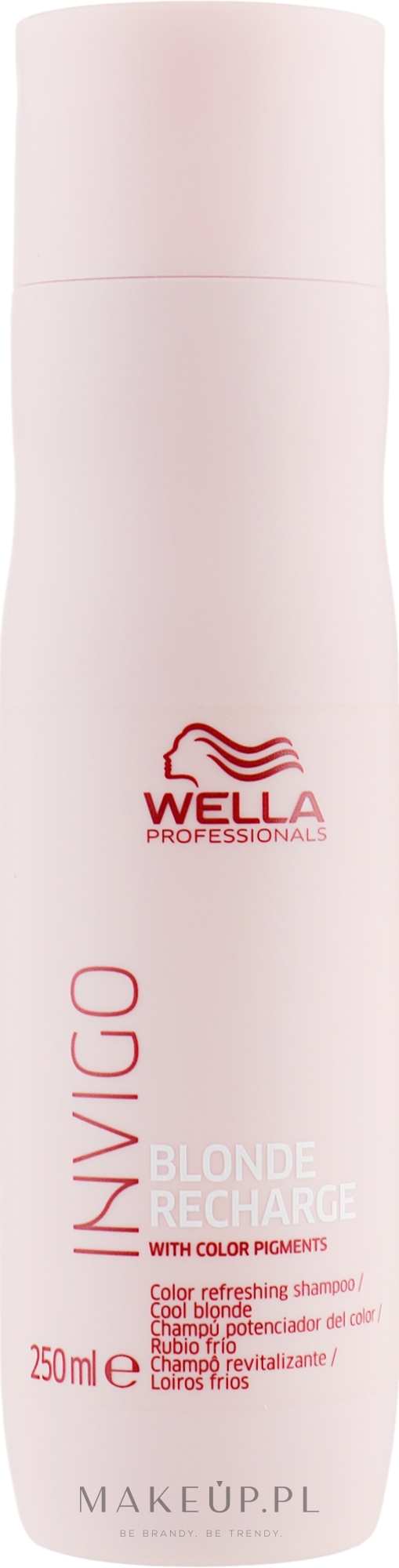 Szampon odświeżający kolor włosów blond - Wella Professionals Invigo Blonde Recharge Color Refreshing Shampoo  — Zdjęcie 250 ml