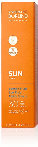 Nawilżająco-ochronny fluid do opalania SPF 30 - Annemarie Borlind Sun Care Sun Fluid SPF 30 — Zdjęcie N2