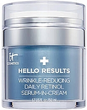 Kup Kremowe serum przeciwstarzeniowe z retinolem - It Cosmetics Hello Results Wrinkle-Reducing Daily Retinol Serum-in-Cream
