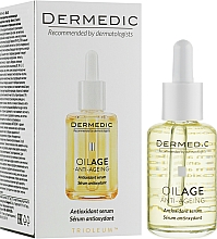 Antyoksydacyjne serum do twarzy - Dermedic Oilage Anti-Ageing Antioxidant Serum — Zdjęcie N2