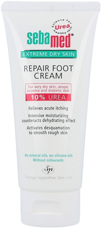 Regenerujący krem do stóp - Sebamed Extreme Dry Skin Repair Foot Cream 10% Urea — Zdjęcie N1