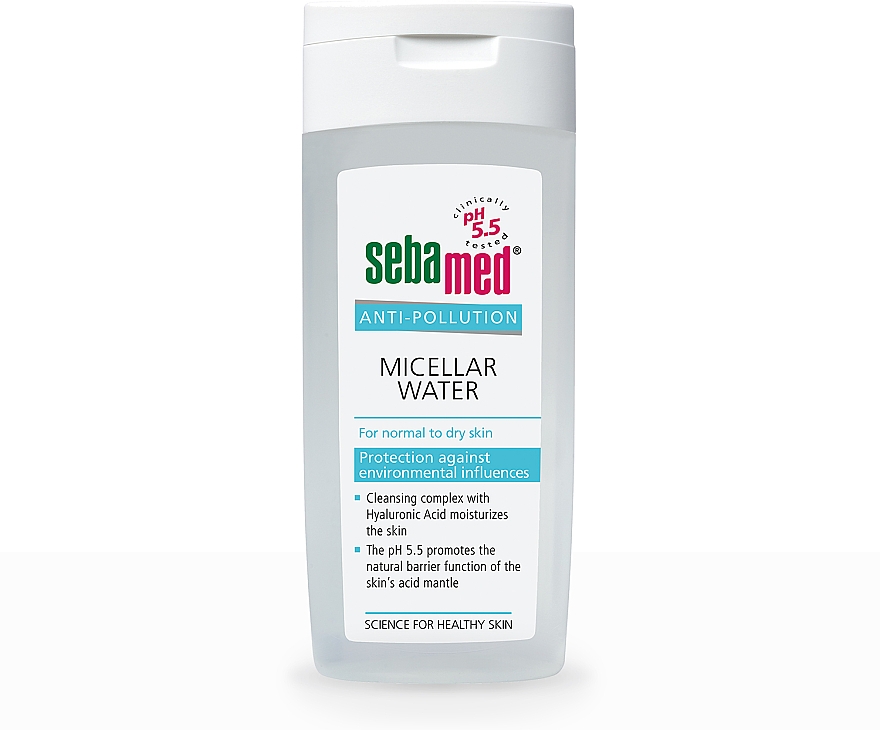 Płyn micelarny do cery mieszanej i suchej - Sebamed Anti-Pollution Micellar Water For Normal to Dry Skin — Zdjęcie N1