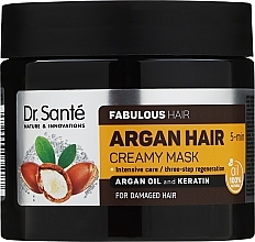 Kup Kremowa maska do włosów Olej arganowy i keratyna - Dr Sante Argan Hair