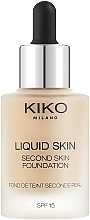 Kup Podkład do twarzy - KIKO Milano Liquid Skin Second Skin Foundation