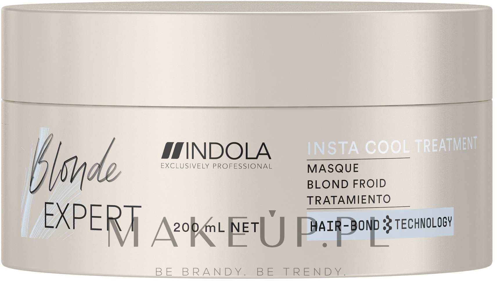 Maska do włosów w zimnych odcieniach blond - Indola Blonde Expert Insta Cool Treatment — Zdjęcie 200 ml
