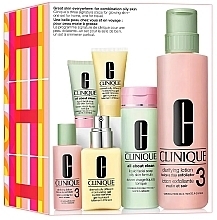 Kup Zestaw, 6 produktów - Clinique Great Skin Everywhere: For Combination Oily Skin