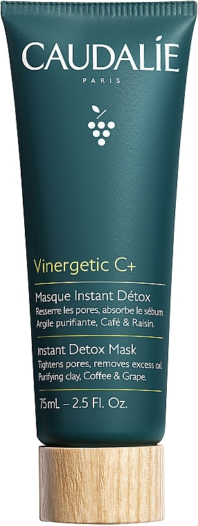 Detoksykująca maska do twarzy - Caudalie Vinergetic C+ Instant Detox Mask — Zdjęcie N2