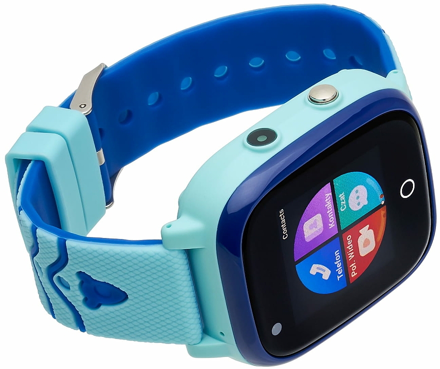 Smartwatch dziecięcy, niebieski - Garett Smartwatch Kids Sun 4G — Zdjęcie N4