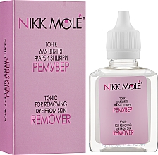 Tonik do usuwania barwników ze skóry - Nikk Mole Tonic For Removing Dye From Skin — Zdjęcie N2