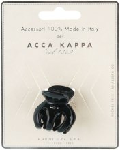 Czarna klamerka z kryształkami do włosów - Acca Kappa Hair Clips — Zdjęcie N1